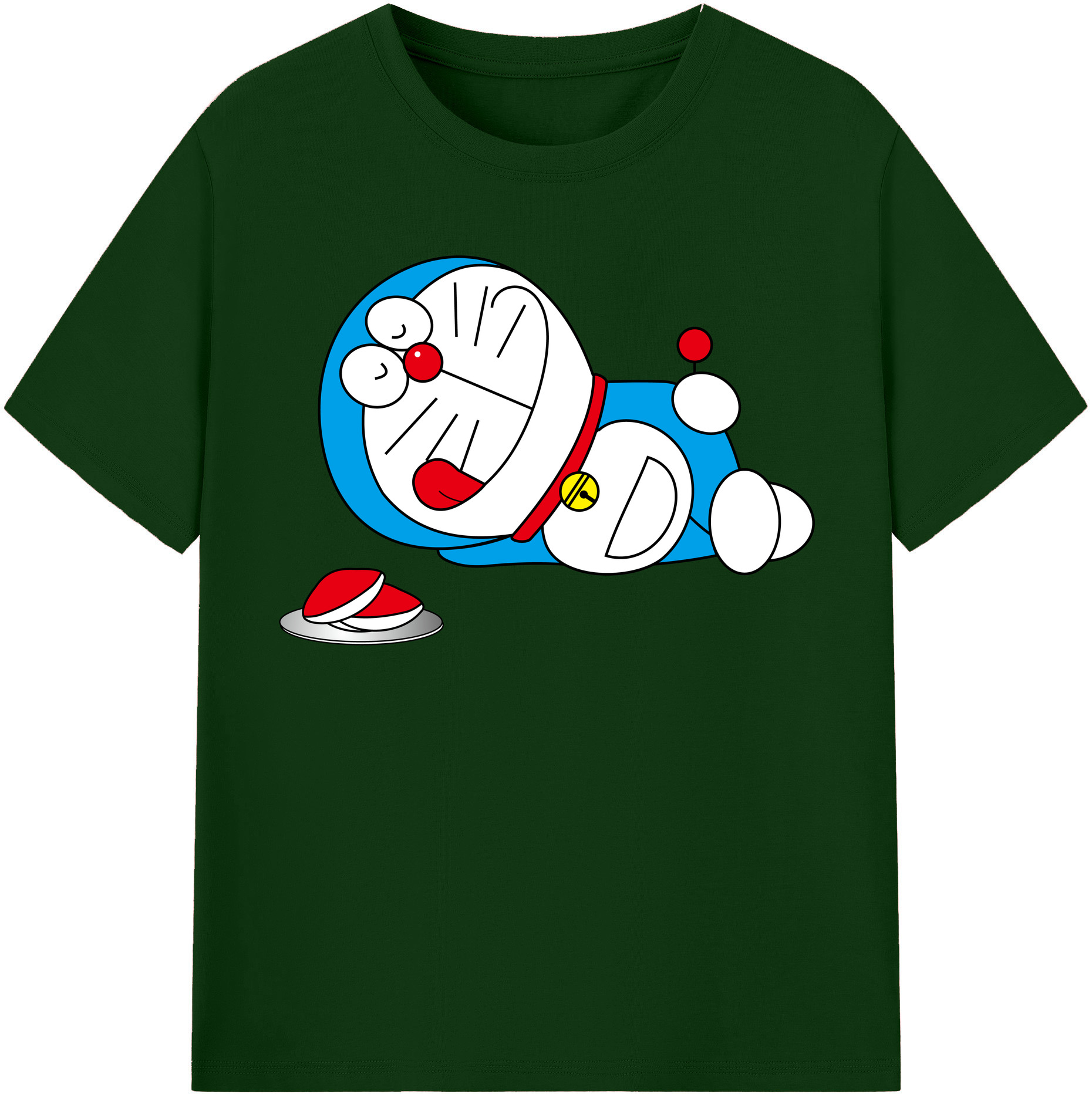 （画像用） ドラえもん Doraemon 綿100％半袖Tシャツ（フロントプリント）